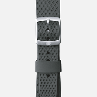 Black silicone strap