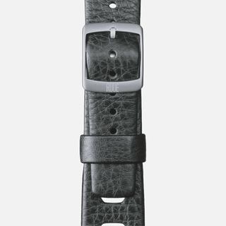 Black Rally-style leather strap
